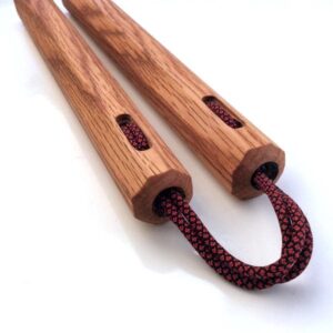 Red Oak Nunchaku Tapered Octagon